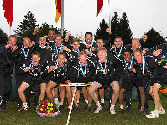 Europameister 2014: Deutschland 31.08.2014 --- Faustball Europameisterschaft Maenner --- Europameister Deutschland